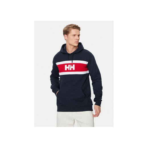 Helly Hansen Bluza Salt Cotton Hoodie 34474 Granatowy Regular Fit ze sklepu MODIVO w kategorii Bluzy męskie - zdjęcie 171953730