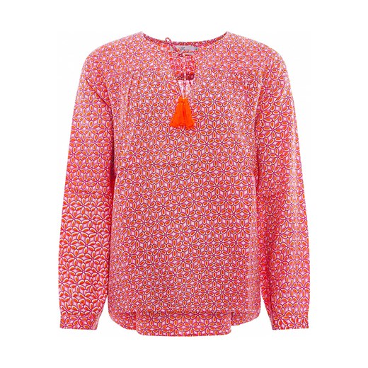 Zwillingsherz Bluzka &quot;Blossom&quot; w kolorze różowo-pomarańczowym ze sklepu Limango Polska w kategorii Bluzki damskie - zdjęcie 171954312
