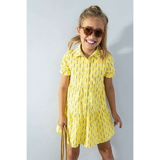 Like Flo Sukienka w kolorze żółtym ze sklepu Limango Polska w kategorii Sukienki dziewczęce - zdjęcie 171954483