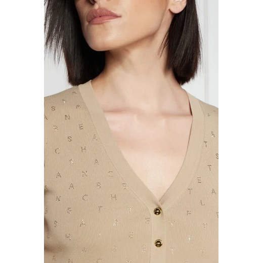 Sweter damski Elisabetta Franchi z dekoltem w serek