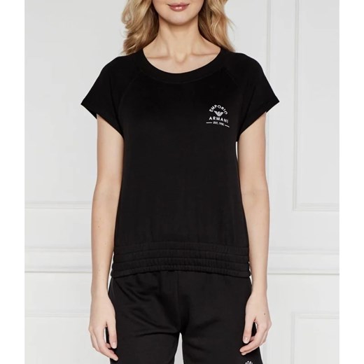 Emporio Armani T-shirt | Regular Fit ze sklepu Gomez Fashion Store w kategorii Bluzki damskie - zdjęcie 171955860