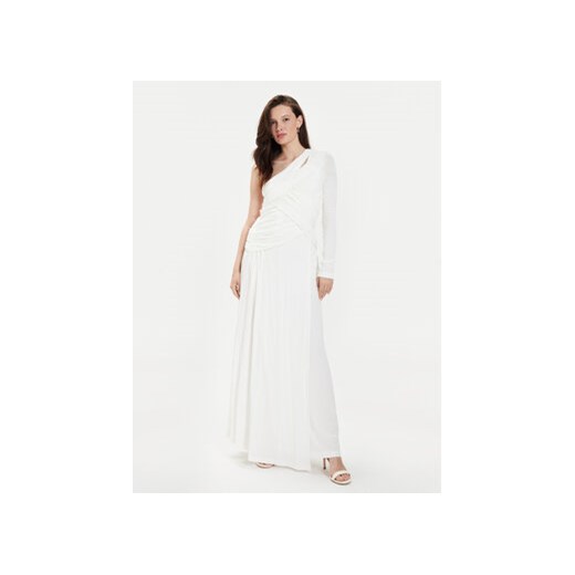 TWINSET Sukienka wieczorowa 241TP2740 Biały Slim Fit ze sklepu MODIVO w kategorii Sukienki - zdjęcie 171956064