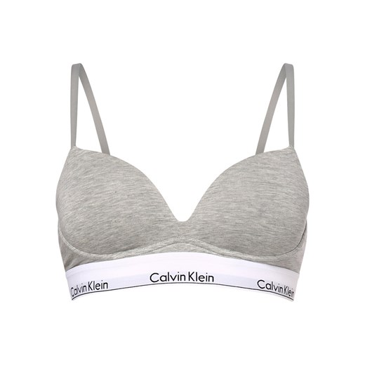 Calvin Klein Damski biustonosz push-up Kobiety Bawełna szary marmurkowy Calvin Klein 75B vangraaf