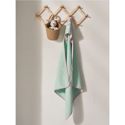 Sinsay - Ręcznik z kapturem - zielony ze sklepu Sinsay w kategorii Ręczniki dla dzieci - zdjęcie 171958030