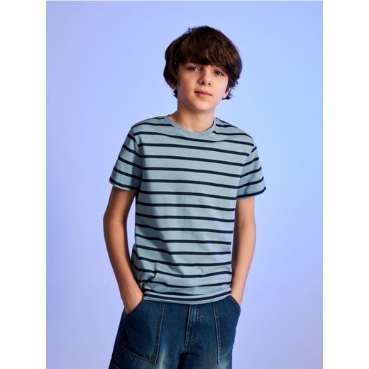 Sinsay - Koszulki 2 pack - błękitny ze sklepu Sinsay w kategorii T-shirty chłopięce - zdjęcie 171958092