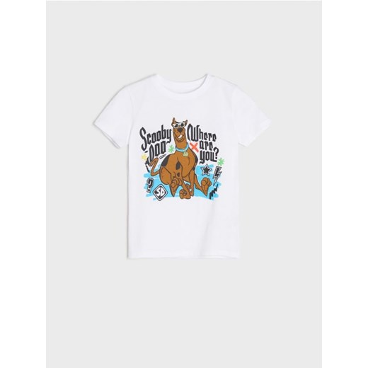 Sinsay - Koszulka Scooby-Doo - biały ze sklepu Sinsay w kategorii T-shirty chłopięce - zdjęcie 171958103