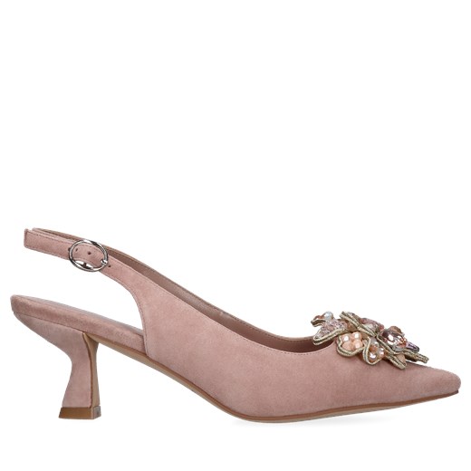 Różowe sandały Louise, Alma en Pena, Sandały,AM0030-01, Konopka Shoes ze sklepu Konopka Shoes w kategorii Czółenka - zdjęcie 171958804