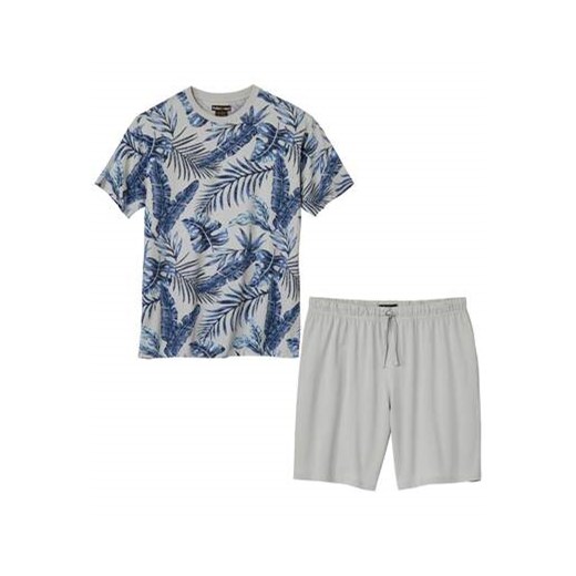 Piżama z szortami z tropikalnym nadrukiem ze sklepu Atlas For Men w kategorii Piżamy męskie - zdjęcie 171958843