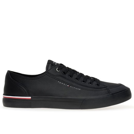 Buty Tommy Hilfiger Corporate Vulc Leather FM0FM04953-BDS - czarne ze sklepu streetstyle24.pl w kategorii Trampki męskie - zdjęcie 171962111