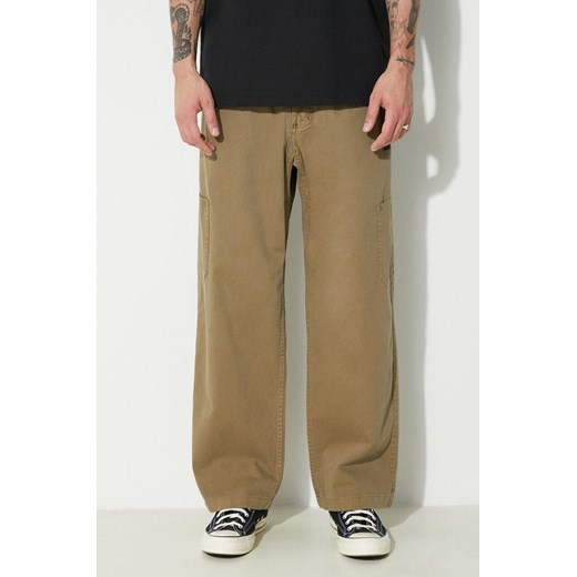 Gramicci spodnie bawełniane Rock Slide Pant kolor zielony proste G4SM.P087 ze sklepu PRM w kategorii Spodnie męskie - zdjęcie 171962690