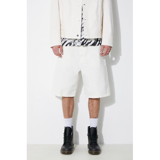 Carhartt WIP szorty bawełniane Landon Short kolor beżowy I033280.D602 ze sklepu PRM w kategorii Spodenki męskie - zdjęcie 171962760