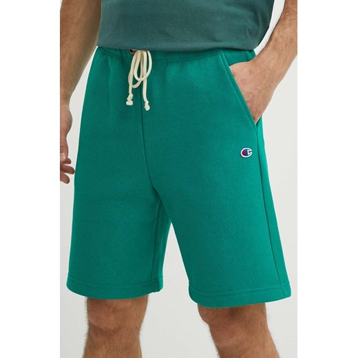 Champion szorty męskie kolor zielony 219636 ze sklepu PRM w kategorii Spodenki męskie - zdjęcie 171962772