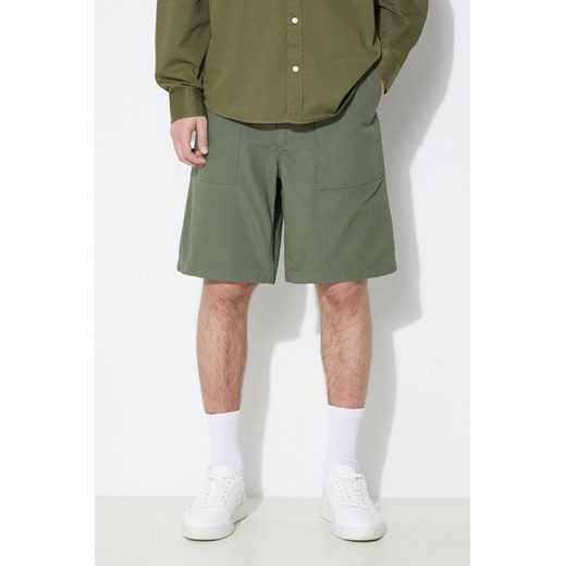 Engineered Garments szorty bawełniane Fatigue Short kolor zielony OR271.CT010 ze sklepu PRM w kategorii Spodenki męskie - zdjęcie 171962782
