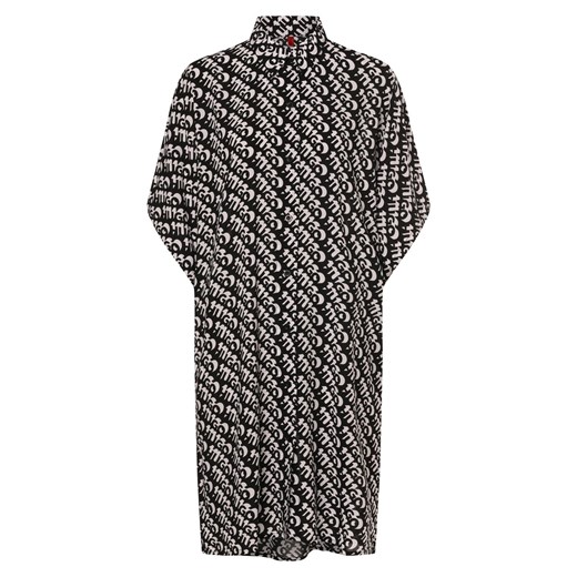 HUGO Sukienka damska - Bluzka Bonnie Kobiety wiskoza czarny wzorzysty L vangraaf