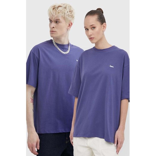 Kaotiko t-shirt bawełniany kolor fioletowy gładki ze sklepu ANSWEAR.com w kategorii T-shirty męskie - zdjęcie 171964340