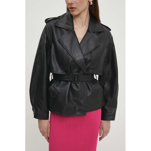 Answear Lab kurtka damska kolor czarny przejściowa ze sklepu ANSWEAR.com w kategorii Kurtki damskie - zdjęcie 171964412