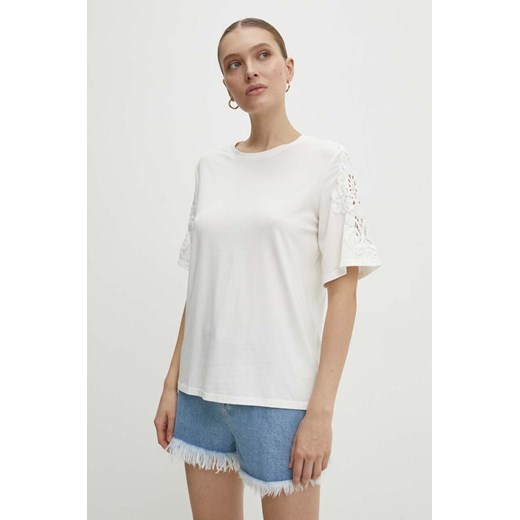 Answear Lab t-shirt damski kolor biały ze sklepu ANSWEAR.com w kategorii Bluzki damskie - zdjęcie 171964470