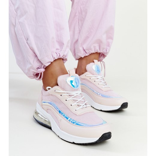 Różowe sneakersy z hologramem Jelka ze sklepu gemre w kategorii Buty sportowe damskie - zdjęcie 171977330
