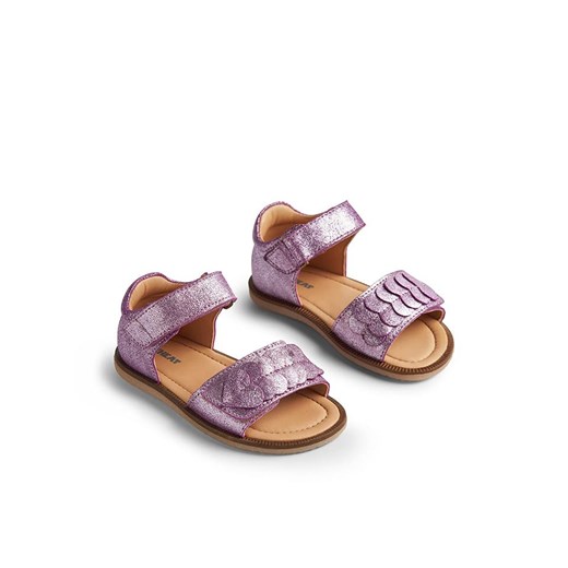 Wheat Skórzane sandały &quot;Uma&quot; w kolorze fioletowym ze sklepu Limango Polska w kategorii Sandały dziecięce - zdjęcie 171978412