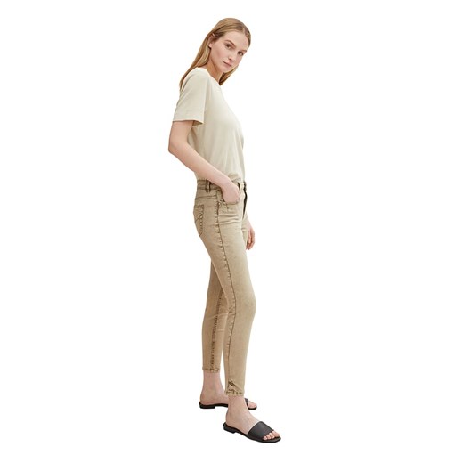 Tom Tailor Dżinsy - Skinny fit - w kolorze beżowym Tom Tailor W32/L28 okazyjna cena Limango Polska