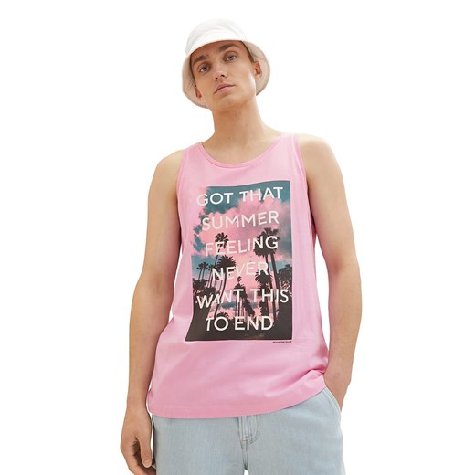Tom Tailor Top w kolorze jasnoróżowym ze sklepu Limango Polska w kategorii T-shirty męskie - zdjęcie 171979321