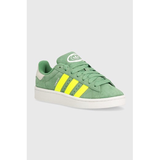 adidas Originals sneakersy zamszowe Campus 00s kolor zielony IF3967 ze sklepu ANSWEAR.com w kategorii Trampki damskie - zdjęcie 171981440