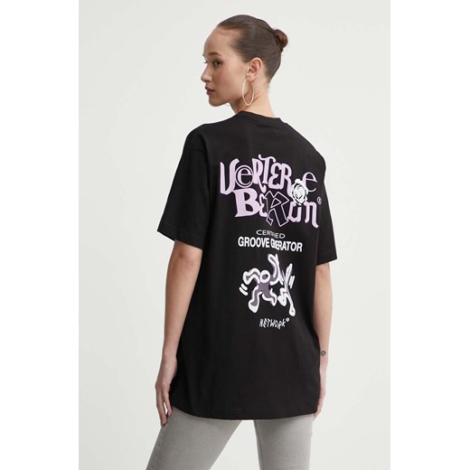 Vertere Berlin t-shirt bawełniany kolor czarny wzorzysty VER T229 Vertere Berlin XXL ANSWEAR.com