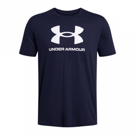 Męski t-shirt z nadrukiem Under Armour UA Sportstyle Logo Update SS - granatowy ze sklepu Sportstylestory.com w kategorii T-shirty męskie - zdjęcie 171982383
