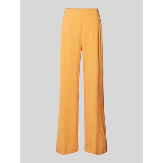 Spodnie materiałowe o kroju regular fit z bocznym zamkiem błyskawicznym ze sklepu Peek&Cloppenburg  w kategorii Spodnie damskie - zdjęcie 171982971