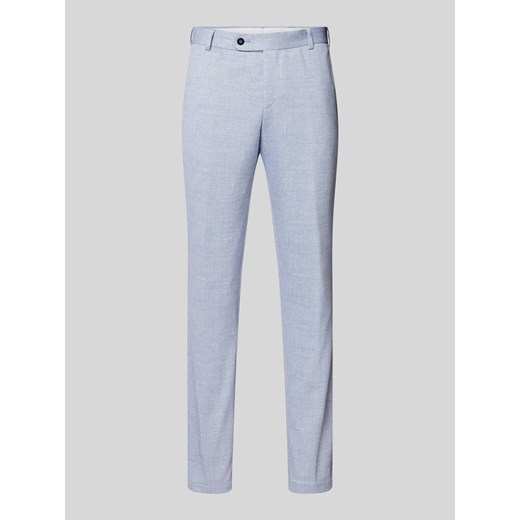 Spodnie materiałowe z fakturowanym wzorem ze sklepu Peek&Cloppenburg  w kategorii Spodnie męskie - zdjęcie 171982983