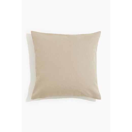 H & M - Bawełniana poszewka na poduszkę - Beżowy ze sklepu H&M w kategorii Poszewki na poduszki - zdjęcie 171983351