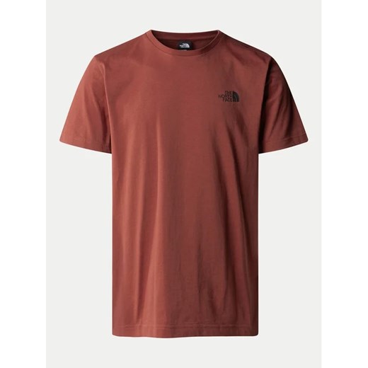 The North Face T-Shirt Simple Dome NF0A87NG Czerwony Regular Fit The North Face S MODIVO