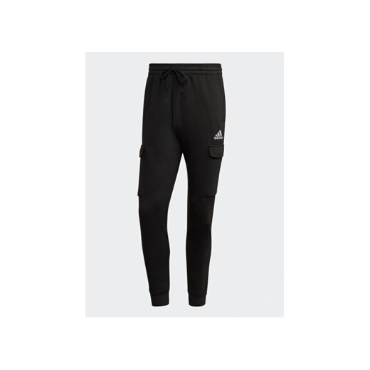 adidas Spodnie dresowe Essentials Fleece Regular Tapered Cargo Joggers HL2226 S MODIVO