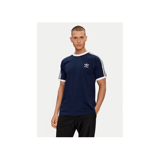 adidas T-Shirt Adicolor Classics 3-Stripes T-Shirt IA4850 Niebieski Slim Fit ze sklepu MODIVO w kategorii T-shirty męskie - zdjęcie 171986143