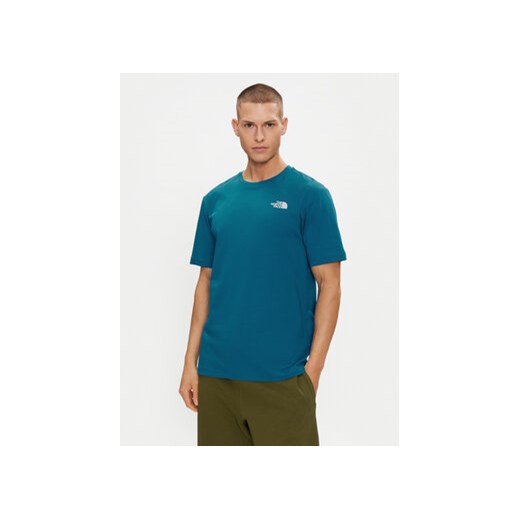 The North Face T-Shirt Redbox NF0A87NV Niebieski Regular Fit ze sklepu MODIVO w kategorii T-shirty męskie - zdjęcie 171986162