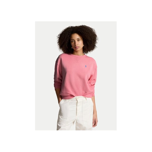 Polo Ralph Lauren Bluza 211935582002 Różowy Regular Fit ze sklepu MODIVO w kategorii Bluzy damskie - zdjęcie 171987132