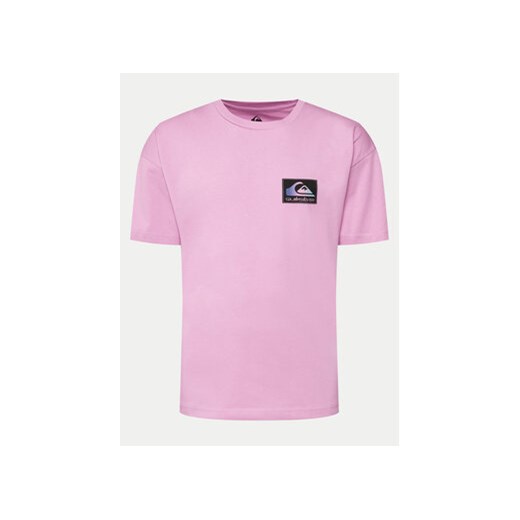 Quiksilver T-Shirt Back Flash EQYZT07605 Różowy Regular Fit ze sklepu MODIVO w kategorii T-shirty męskie - zdjęcie 171987141