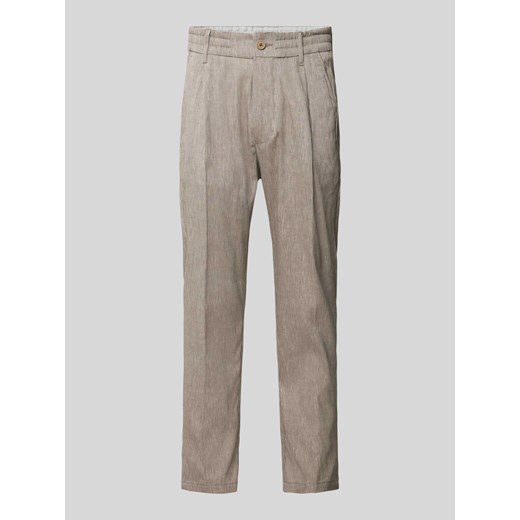 Spodnie z efektem melanżu model ‘Chasy’ ze sklepu Peek&Cloppenburg  w kategorii Spodnie męskie - zdjęcie 171989374