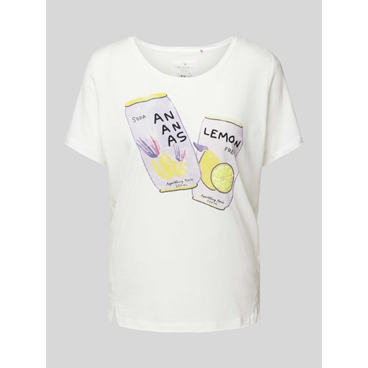 T-shirt z nadrukiem z motywem model ‘Corella’ ze sklepu Peek&Cloppenburg  w kategorii Bluzki damskie - zdjęcie 171989422