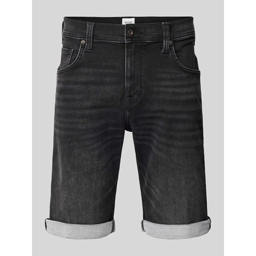 Szorty jeansowe z prostą nogawką i 5 kieszeniami model ‘Chicago’ ze sklepu Peek&Cloppenburg  w kategorii Spodenki męskie - zdjęcie 171989580