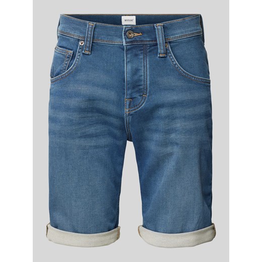 Szorty jeansowe o kroju regular fit z 5 kieszeniami model ‘CHICAGO’ ze sklepu Peek&Cloppenburg  w kategorii Spodenki męskie - zdjęcie 171989732