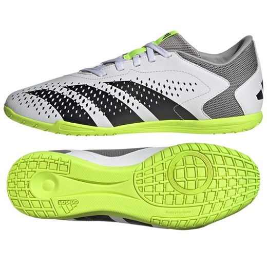 Buty piłkarskie adidas Predator Accuracy.4 In M GY9986 białe białe ze sklepu ButyModne.pl w kategorii Buty sportowe męskie - zdjęcie 171989912