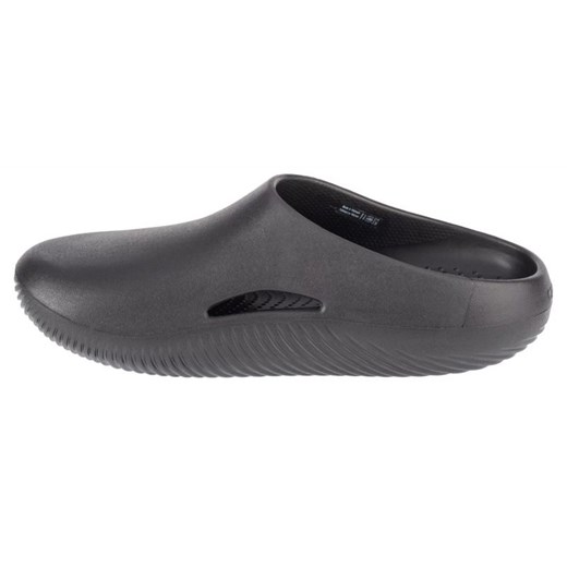Klapki męskie Crocs bez zapięcia czarne z gumy