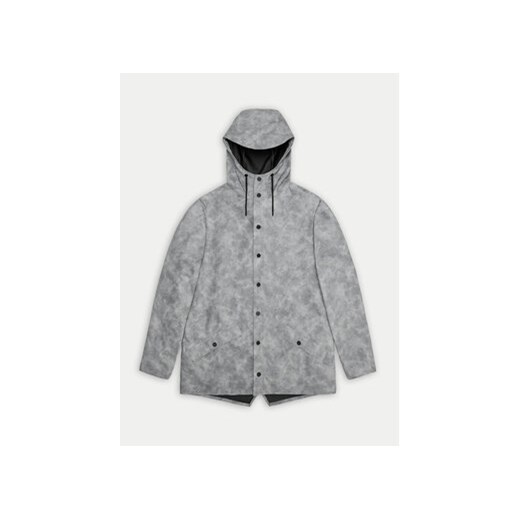 Rains Kurtka przeciwdeszczowa Jacket W3 12010 Szary Regular Fit Rains XL MODIVO