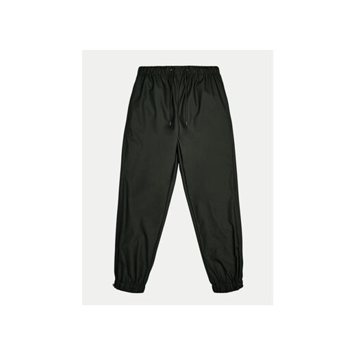 Rains Spodnie przeciwdeszczowe Rain Pants Regular W3 18560 Zielony Regular Fit Rains M MODIVO