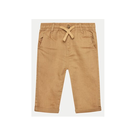 United Colors Of Benetton Spodnie materiałowe 4BE7GF01H Beżowy Regular Fit ze sklepu MODIVO w kategorii Spodnie chłopięce - zdjęcie 171991173