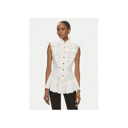 Babylon Bluzka S00358 Biały Regular Fit ze sklepu MODIVO w kategorii Koszule damskie - zdjęcie 171991180