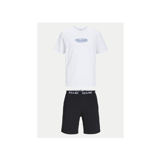 Jack&Jones Junior Komplet t-shirt i szorty sportowe Jacoliver 12257172 Biały Standard Fit ze sklepu MODIVO w kategorii Komplety chłopięce - zdjęcie 171991213