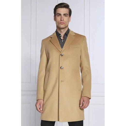 BOSS BLACK Wełniany płaszcz H-Hyde-224 | z dodatkiem kaszmiru 56 Gomez Fashion Store