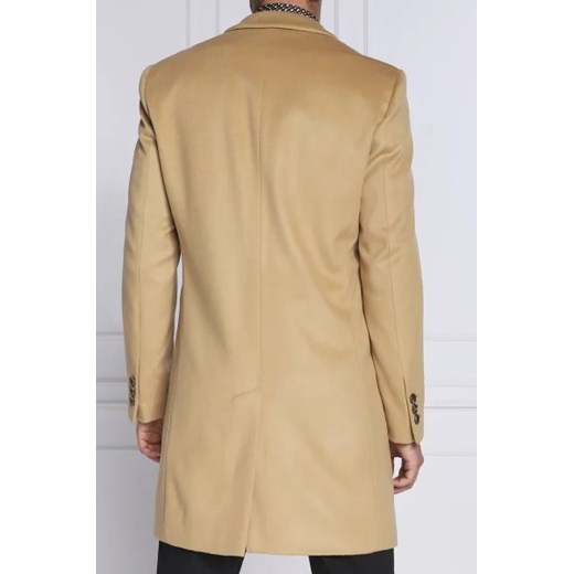 BOSS BLACK Wełniany płaszcz H-Hyde-224 | z dodatkiem kaszmiru 56 Gomez Fashion Store